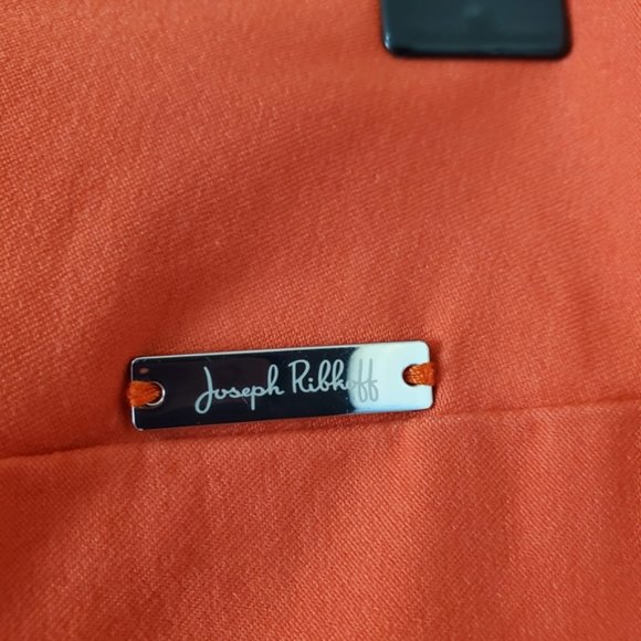 Joseph Ribkoff Coral Cropped Pants - Picture 4 of 7